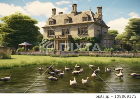 Classic English country house 109869375