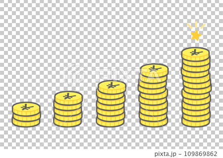 Image of money gradually increasing 109869862