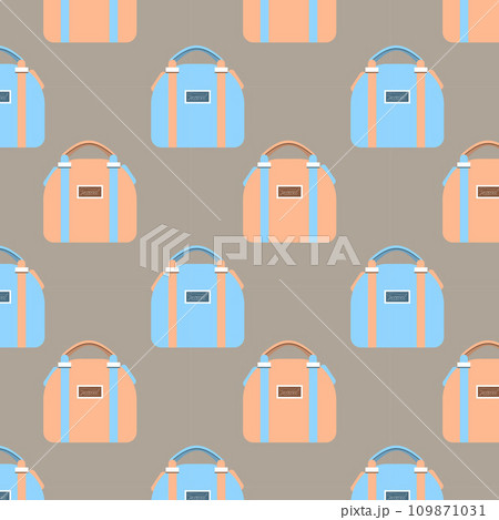 Handbags womens elegant pattern, blue and color trend year 2024 Peach Fuzz. 109871031