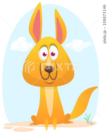 Cute cartoon funny dog. Vector illustration Cute cartoon funny dog. Vector illustration 109873146
