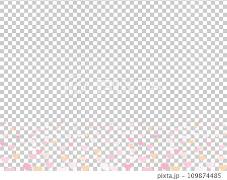 Cute pink heart background frame perfect for Valentine's Day Cute pink heart background frame perfect for Valentine's Day 109874485