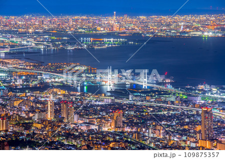 神戸　掬星台からの夜景 109875357