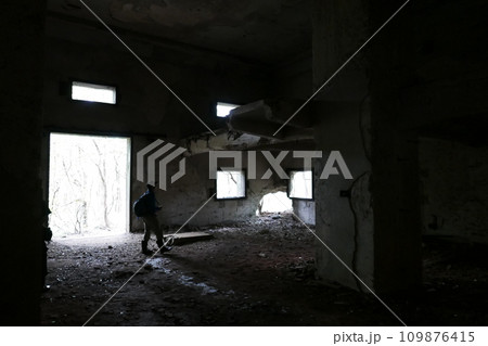 World War 2 relics at Chichi jima Bonin island, Ogasawara. 109876415