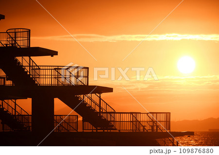 富津岬夕景 富津岬夕景 109876880
