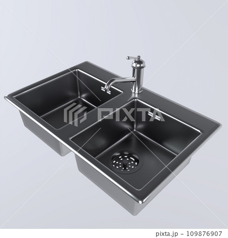 Faucet isolated on white background 109876907