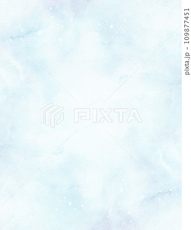 Abstract art blue watercolor stains background for design templates invitation card 109877451