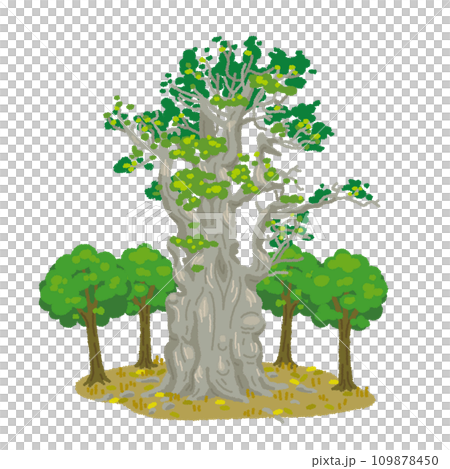 Illustration of Jomon cedar 109878450