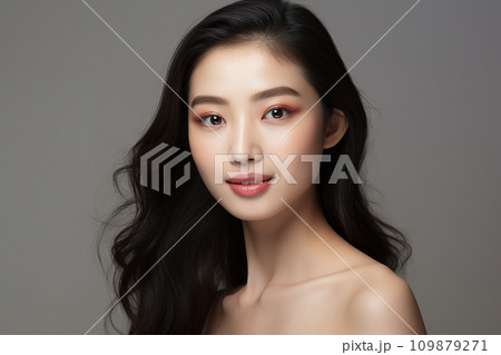 アジア人女優・モデル・アイドル・タレント・芸能人のスキンケアイメージ アジア人女優・モデル・アイドル・タレント・芸能人のスキンケアイメージ 109879271