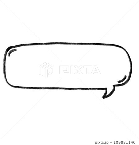 Speech bubble chat bubble line art 109881140