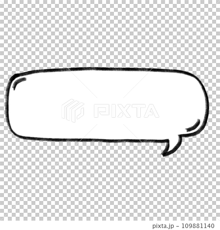 Speech bubble chat bubble line art 109881140