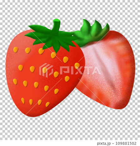 The strawberry drawing fruit png image 109881502