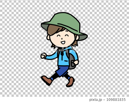 登山 女性 イラスト 登山 女性 イラスト 109881835