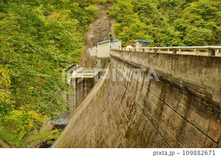 高坂ダムの堤体 高坂ダムの堤体 109882671