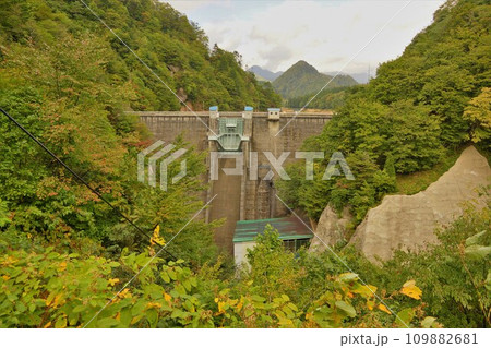 高坂ダムの堤体 高坂ダムの堤体 109882681