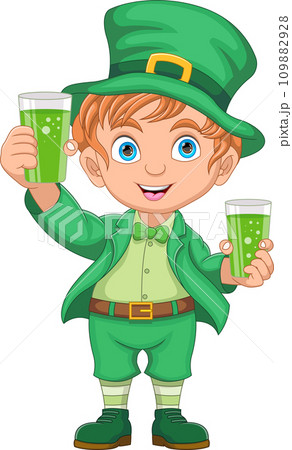 Leprechaun St Patricks Day Cartoon Leprechaun St Patricks Day Cartoon 109882928