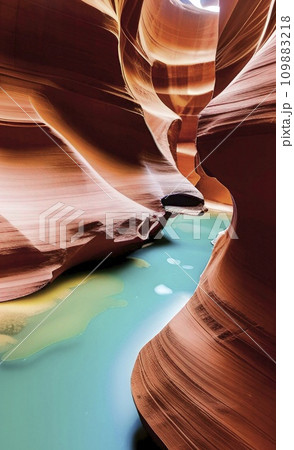 Antelope canyon. vector illustration. Antelope canyon. vector illustration. 109883218