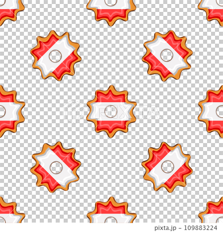 Pattern cookie with flag country Latvia in tasty biscuit Pattern cookie with flag country Latvia in tasty biscuit 109883224