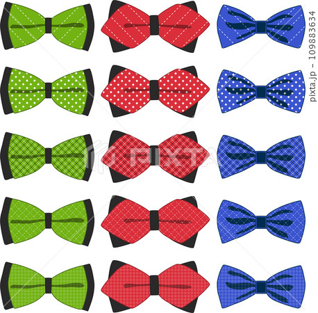 big set ties different types, bowties various size 109883634