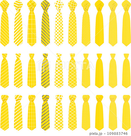 big set ties different types, neckties various size 109883746