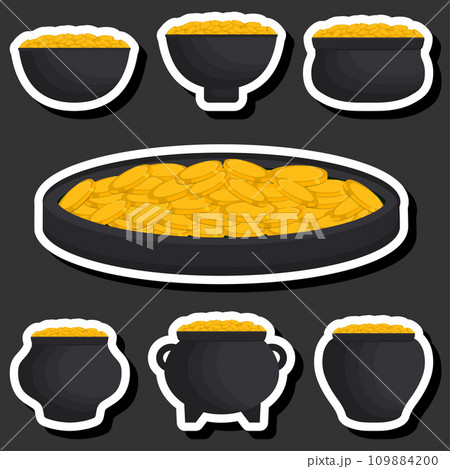 Beautiful illustration on theme of celebrating annual holiday St. Patrick's Day 109884200