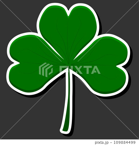 Beautiful illustration on theme of celebrating annual holiday St. Patrick's Day Beautiful illustration on theme of celebrating annual holiday St. Patrick's Day 109884499