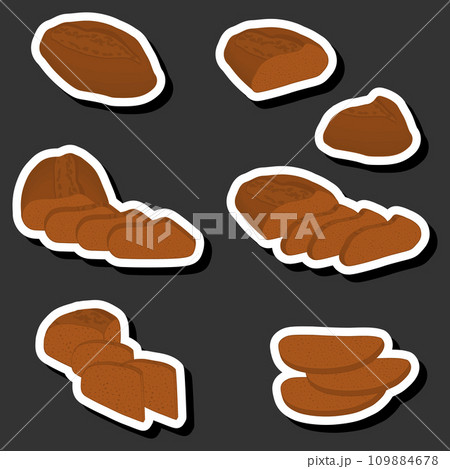 beautiful tasty edible homemade set baked bread consisting of various ingredients beautiful tasty edible homemade set baked bread consisting of various ingredients 109884678