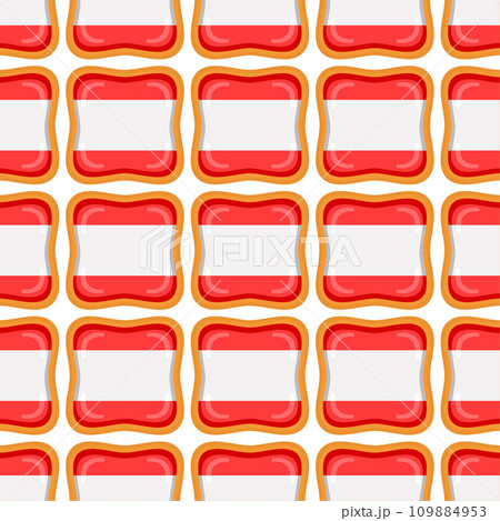 Pattern cookie with flag country Latvia in tasty biscuit 109884953