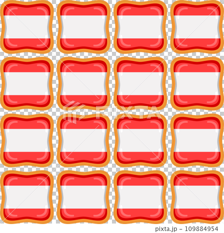 Pattern cookie with flag country Latvia in tasty biscuit Pattern cookie with flag country Latvia in tasty biscuit 109884954