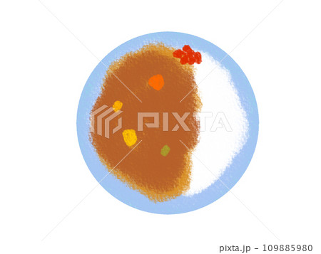 カレーライス　福神漬け付き 109885980