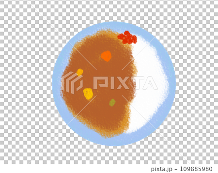 カレーライス　福神漬け付き 109885980
