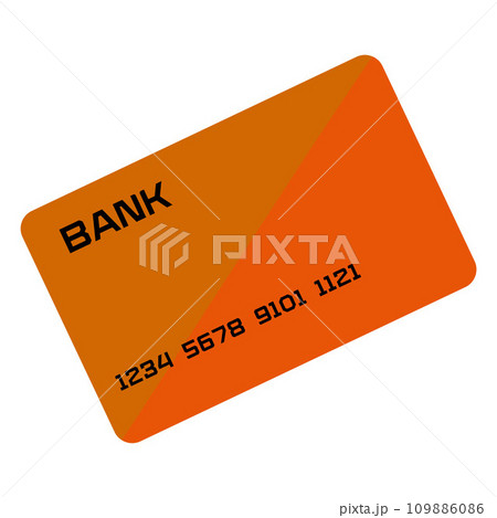 Credit Card Vector Flat Icon. Online payment. Debit Card Cash withdrawal. Minimal Style Shopping Banking. Financial operations, Online payments concept. Vector illustration for web site design 109886086