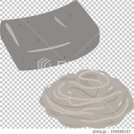 Board konjac and string konnyaku Board konjac and string konnyaku 109886287