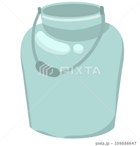 Bucket of milk illustration Bucket of milk illustration 109886647
