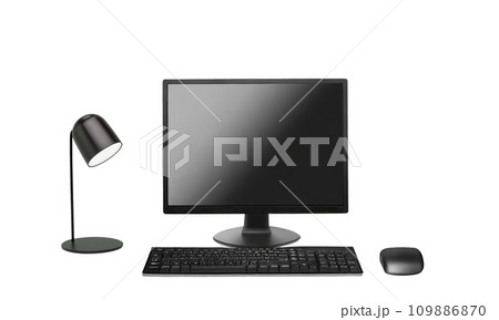 デスクトップパソコンのイラスト デスクトップパソコンのイラスト 109886870