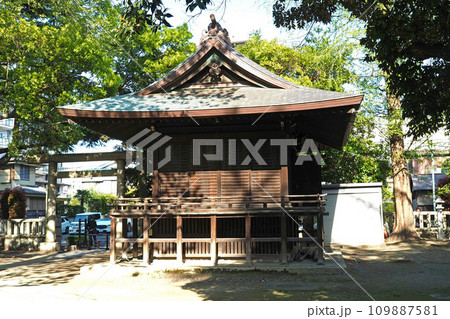 川口神社の神楽殿【埼玉県川口市】 109887581