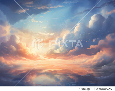 雲から降り注ぐ光 雲から降り注ぐ光 109888525