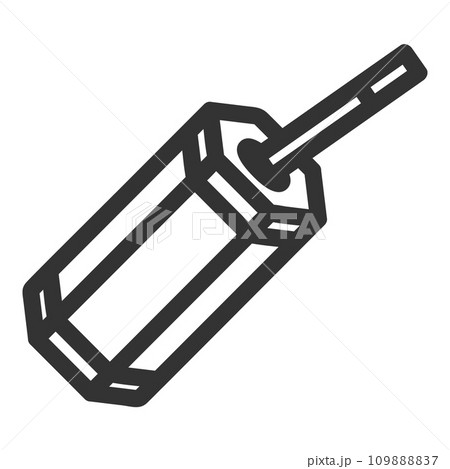 シンプルなおみくじのイラスト シンプルなおみくじのイラスト 109888837