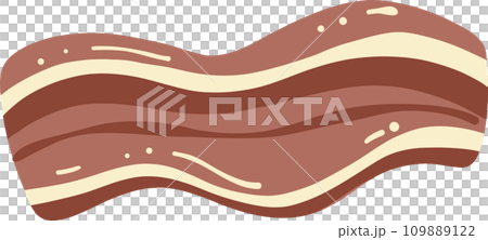 cooked Bacon illustration cooked Bacon illustration 109889122