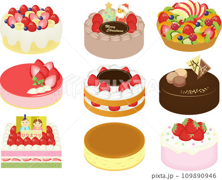 ホールケーキセット ホールケーキセット 109890946