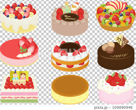 ホールケーキセット ホールケーキセット 109890946