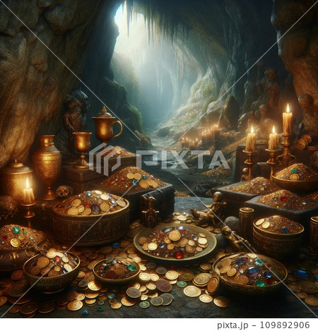 洞窟の財宝 洞窟の財宝 109892906