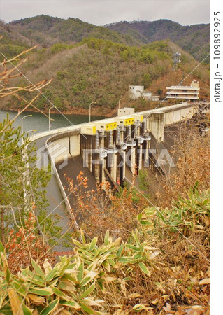 土師ダムの堤体 土師ダムの堤体 109892925