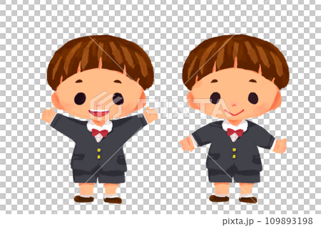 フォーマルな服装の男の子Aセット 109893198