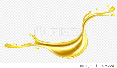 Orange, lemon juice or oil splashes, liquid yellow drink streams with drops. Vector realistic liquid waves of falling and flowing beer, orange, mango or lemon juice, oil, soda or honey Orange, lemon juice or oil splashes, liquid yellow drink streams with drops. Vector realistic liquid waves of falling and flowing beer, orange, mango or lemon juice, oil, soda or honey 109893228
