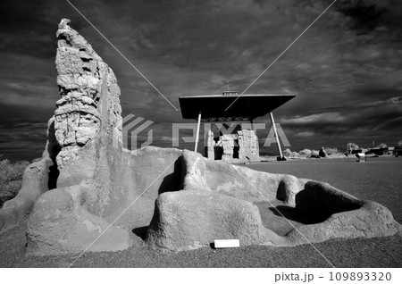 Casa Grande National Monument monochrome 109893320