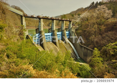 平出ダムの堤体 平出ダムの堤体 109893974