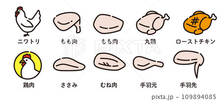 鶏肉 鶏 生肉 鶏肉 鶏 生肉 109894085