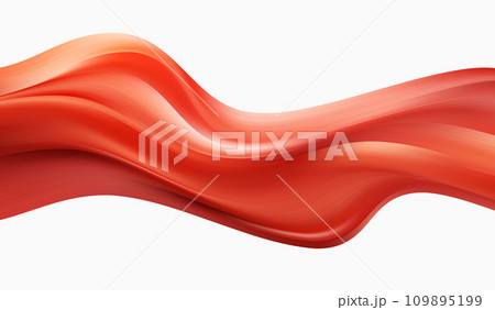 Abstract peach color swirl wave flow. Liquid flow lines design element. Trendy wave background. 109895199