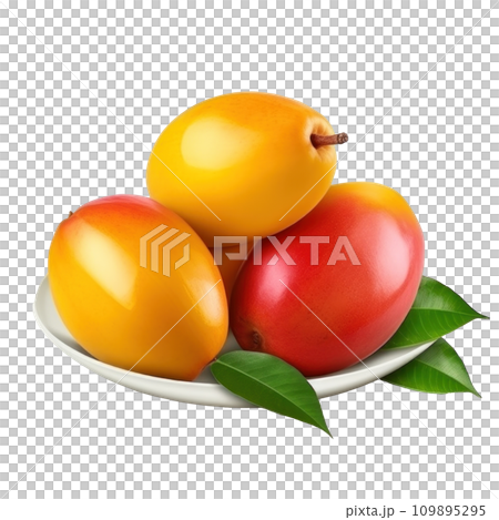 Mango Mangoes fruit isolated Mango Mangoes fruit isolated 109895295