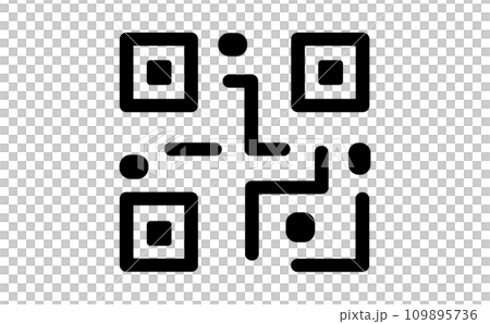簡略化した二次元コードのアイコン 109895736